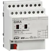 Gira Schaltaktor 2fach 16 A mit Handbetätigung für KNX, 1 Stk.