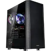 Zalman R2 BLACK, Midi Tower, PC, Schwarz, ATX, EATX, micro ATX, Mini-ITX, Kunststoff, Stahl, Gehärtetes Glas, Blau, Grün, Rot