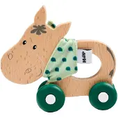 Eichhorn Baby HIPP Holzschubfigur Esel