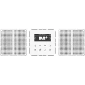 JUNG DABCD2WW Smart Radio DAB+