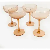 Sissy-Boy Champagnergläser Scallop - Hellbraun