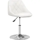 vidaXL Barhocker Weiß Kunstleder
