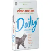 Almo Nature Daily Sterilised Huhn Katzenfutter | 2 x 12 kg