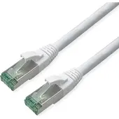 Roline RM Patchkabel Cat.6A S/FTP (PiMF), weiß, 10 m