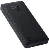 Baseus Airpow Lite Power Bank 10000 mAh 15 W Schwarz (mit Datenkabel USB auf Typ-C 30 cm)