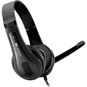 Canyon HSC-1, Kabelgebunden, Anrufe/Musik, 20 - 20000 Hz, Kopfhörer, Schwarz
