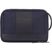 Piquadro Kulturbeutel Brief2 Expandable Beauty Case Blu