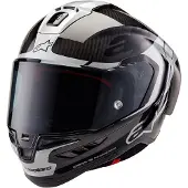 Alpinestars Supertech R10 Element Carbon Helm, schwarz/silber, XL (61/62)