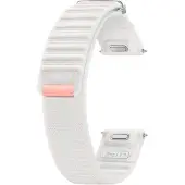 Samsung Original Fabric Armband für Galaxy Watch 4 / 5 / 6 / 7 / FE (20 mm) - Größe S/M - White Sand