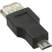 InLine Micro-USB Adapter Micro-B Stecker an USB-A Buchse