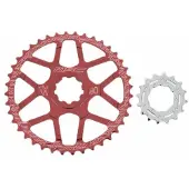 MSCH Copenhagen Ratio Expander Sprocket For Cassettes Red 16/40t