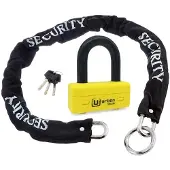 Urban Security Mini Ur75 Bügelschloss Gelb Gelb One Size
