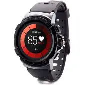 Mykronoz Smartwatch ZE Sport2, Farbe: Schwarz/Grau