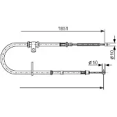 Bosch Seilzug, Feststellbremse 1 987 477 862