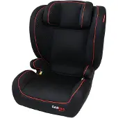 Carkids i-Grösse Autositz Frankie 100-150 cm schwarz/rot