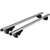 Pro Plus Dachrelingträger – Länge 120 cm – Aluminium – Maximale Belastung 90 kg – 2 Stück