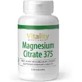 Vitality Nutritonals Magnesium Citrat 375 mg - Citrate Vitality Nutritionals 108 g Kapseln