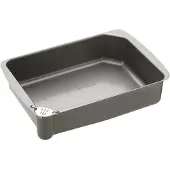 Masterclass Bratentopf mit Fettablauf, 34 cm x 23 cm -