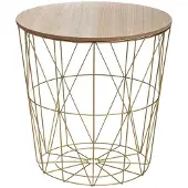 Atmosphera Kumi Couchtisch Golden Golden One Size