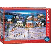 Eurographics Panorama Puzzle 1000 Teile Love Bus 6010-5549 Mehrfarbig