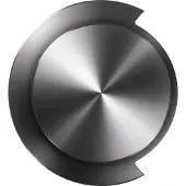 Dyson OnTrac Schwarz Nickel Endkappe
