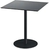 Veba Urban Terrassentisch Schwarz gestell + Schwarz HPL 70x70 cm