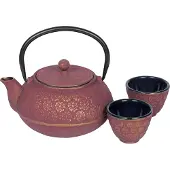 Bredemeijer Teekannenset Shanghai Rotgold 0,6L (3-teilig)