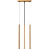 Sollux Pendelleuchten PASTELO 3L golden 3xG9 8W Stahl 115x5x30cm