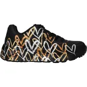SKECHERS Kinder Low Sneaker JGOLDCROWN Schwarz Synthetik Größe: 36