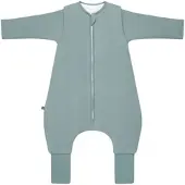 Emma & noah Winter-Sleepoverall Essential mit abnehmbaren Ärmeln und Umschlag-Füßchen 3.5 TOG, gruen, 100
