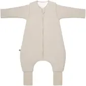 Emma & noah Winter-Sleepoverall Essential mit abnehmbaren Ärmeln und Umschlag-Füßchen 3.5 TOG, beige, 100