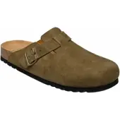Scholl Clog Olivier Suéde Men Khaki-Schuhgröße 39
