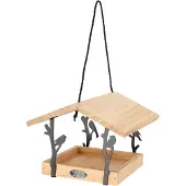 Esschert Design Vogel-Futterhaus 'Zilpzalp', ca. 25 x 25 x H131 cm