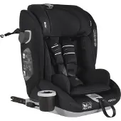 Cangaroo Kindersitz Force i-Size (76-150cm) Isofix, Getränkehalter, Top Tether schwarz