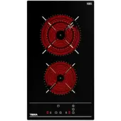 Teka TBC 32010 TTC, Schwarz, Integriert, 30 cm, Keramik, Glaskeramik, 2 Zone(n)