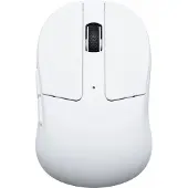 Keychron M4 Wireless Maus Optisch, USB, Bluetooth, 2.4GHz, 26000 DPI, 4000 Hz, Weiß M4-A5