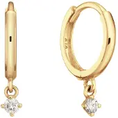 Jackie 14K Gold Shining Star Hoops JKE24.441 Ohrringe