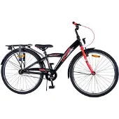 Volare Thombike Kinderfahrrad - Jungen - 26 Zoll - Schwarz Rot