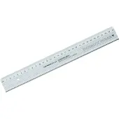 Rumold Schneidelineal DUO 30,0 cm, silber