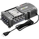 Goobay Sat-Multischalter 9 Eingänge/4 Ausgänge - Verteiler für max. 4 Teilnehmer von zwei Satelliten