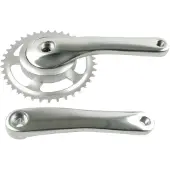 Gazelle Crankset Linea 38T Aluminium / Stahl Silber