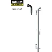 Sapim Race Inox J-bend Speiche 100 Einheiten