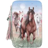 Miss Melody 3-Fach Federtasche Miss Melody Hoof Clatter 61-nany multi