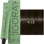 Schwarzkopf Professional Igora Zero Amm Permanente Färbung 60 ml 4-13