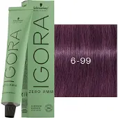 Schwarzkopf Professional Igora Zero Amm Permanent Color Creme 60 ml