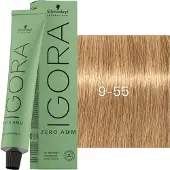Schwarzkopf Professional Igora Zero Amm Permanente Färbung 60 ml 9-55