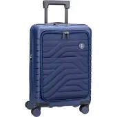 Bric's Ulisse Cabin Trolley 55 Expandable Pocket ocean blue