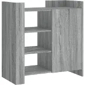 vidaXL Sideboard Grau Sonoma 73,5x35x75 cm Holzwerkstoff
