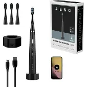 AENO DB2S, Erwachsener, Schallzahnbürste, Tiefenreinigung, Zahnfleischpflege, Massage, Weich, Whitening, 46000 Bewegungen pro Minute, Schwarz, 30 sec