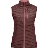 Jack Wolfskin Routeburn Pro Ins Vest W Dark Maroon Dark Maroon L